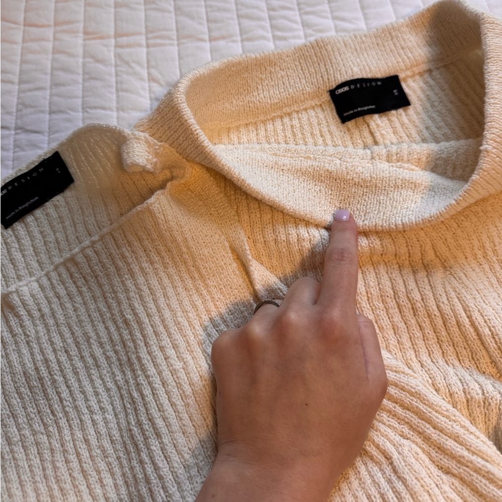 ASOS Design Knit Cream Set - Picture 11 of 12